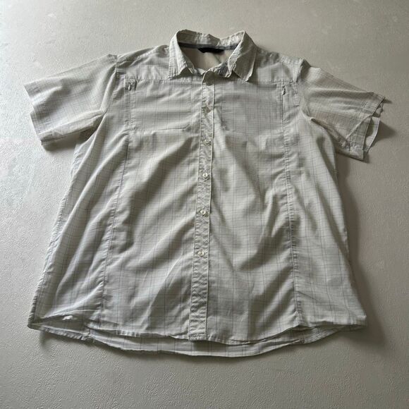 Arc’teryx Lightweight Plaid Short Sleeve Button Down Shirt | Breathable Hiking T - Picture 5 of 11